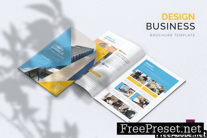 Design Corpo Business - Brochure Template 452ZVL2