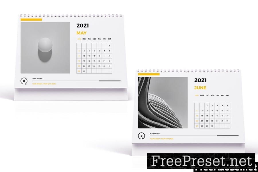 Desk Calendar Template