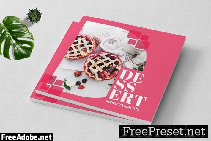 Dessert Menu Template Square JF47T89