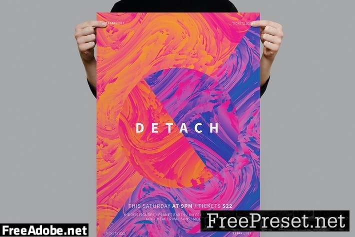 Detach Poster / Flyer 83FNRR