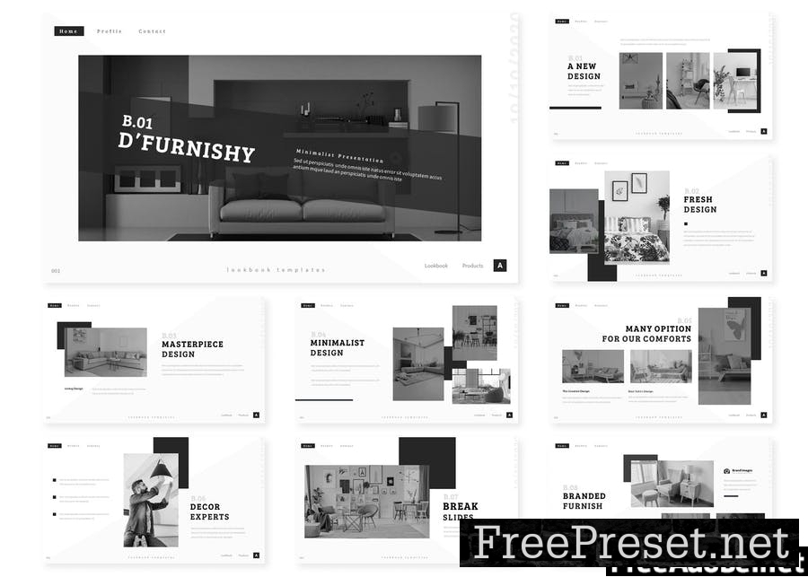 D'Furnishy | Presentation Template 6JS952J