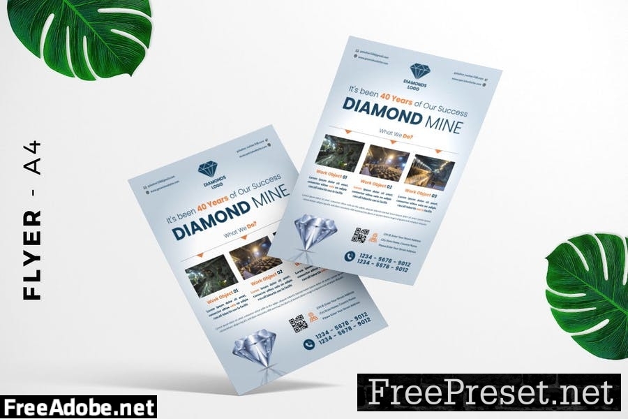 Diamond / Jewelry / Accessories Flyer Design