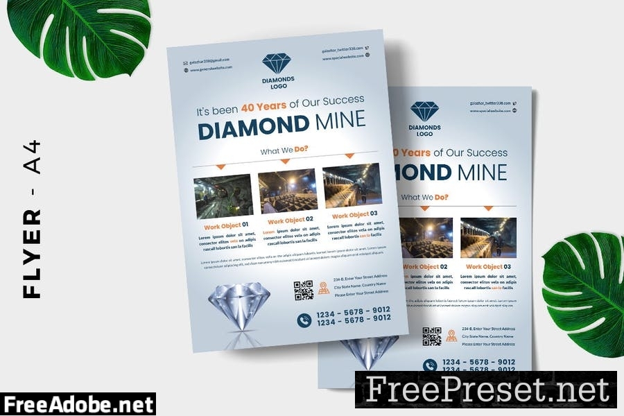 Diamond / Jewelry / Accessories Flyer Design