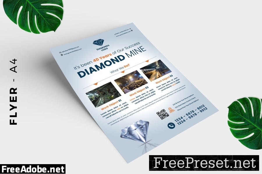 Diamond / Jewelry / Accessories Flyer Design