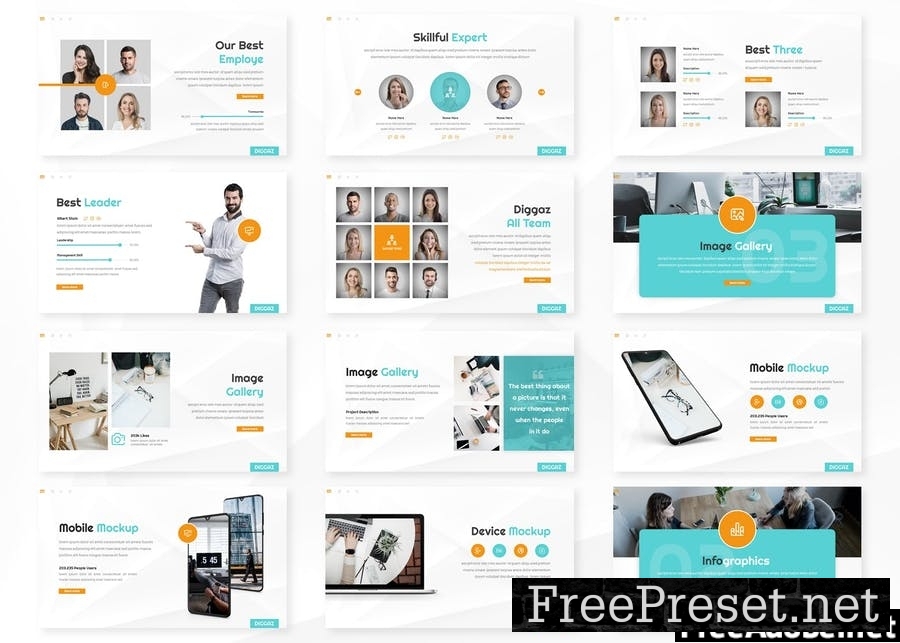 Diggaz - Presentation Template 495NA9W