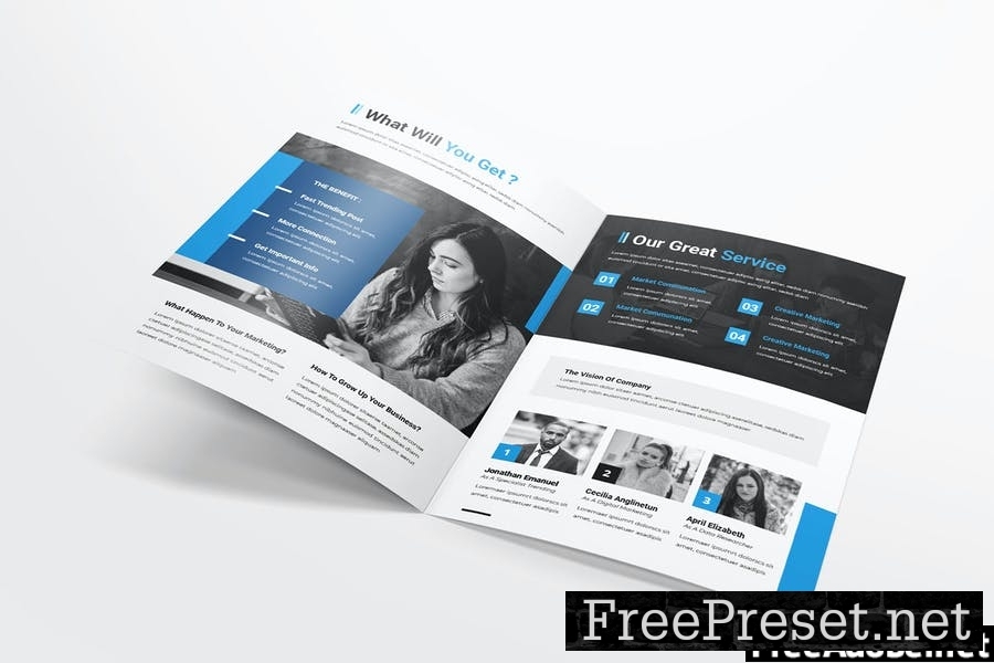 Digital Marketing Bifold Brochure