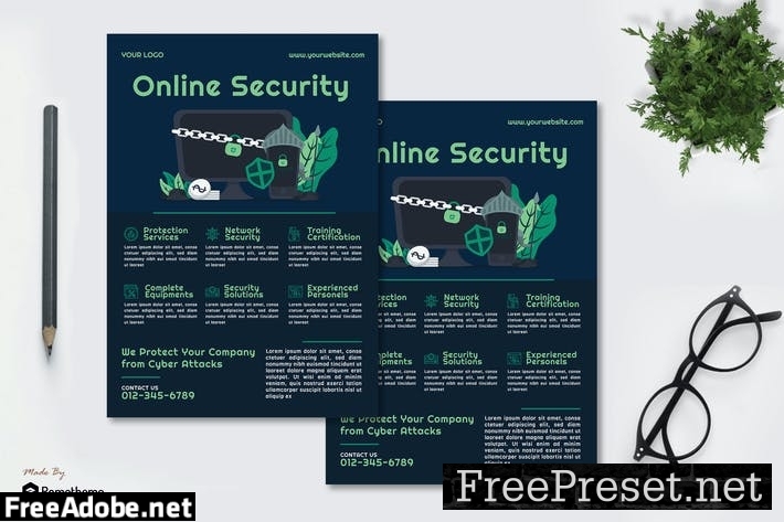 Digital Online Security - Promotion Flyer GR EQ67E2U