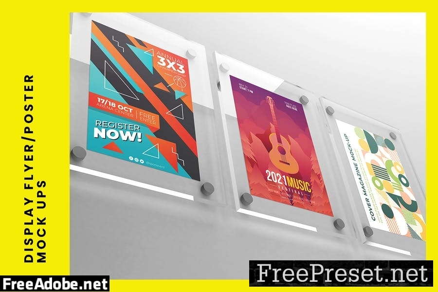 Display Flyer/Poster Mock-Ups