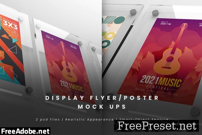 Display Flyer/Poster Mock-Ups VCV4F2U