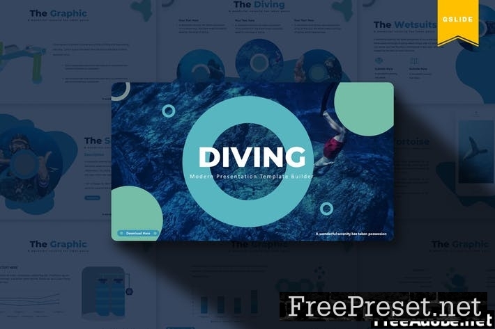 Diving | Google Slides Template QKRU4Z5