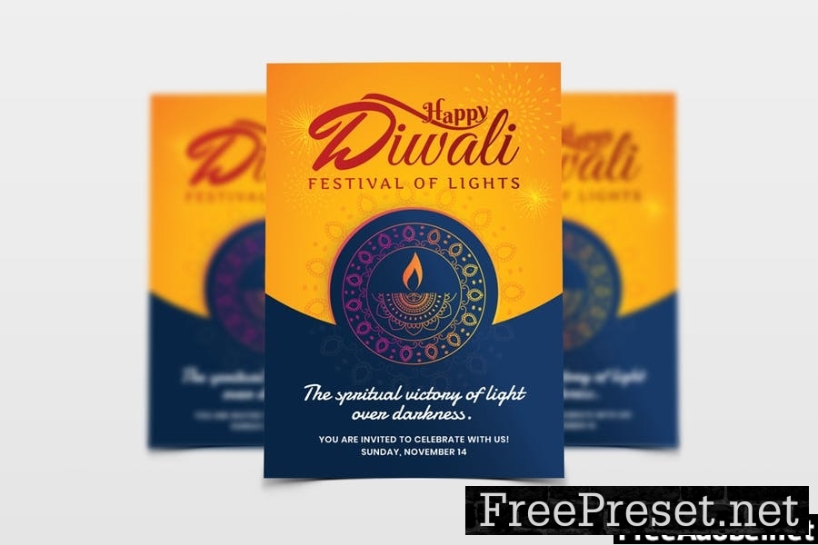 Diwali Flyer Template