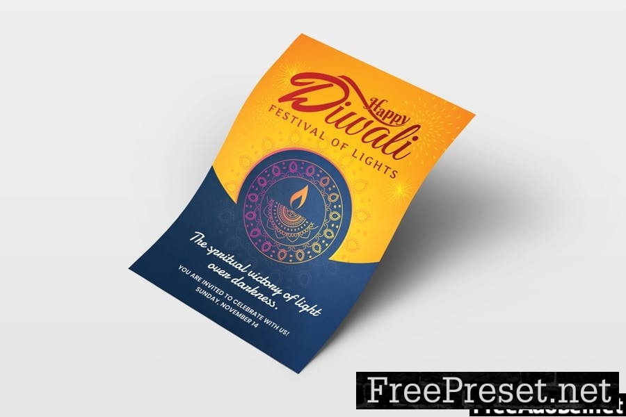 Diwali Flyer Template