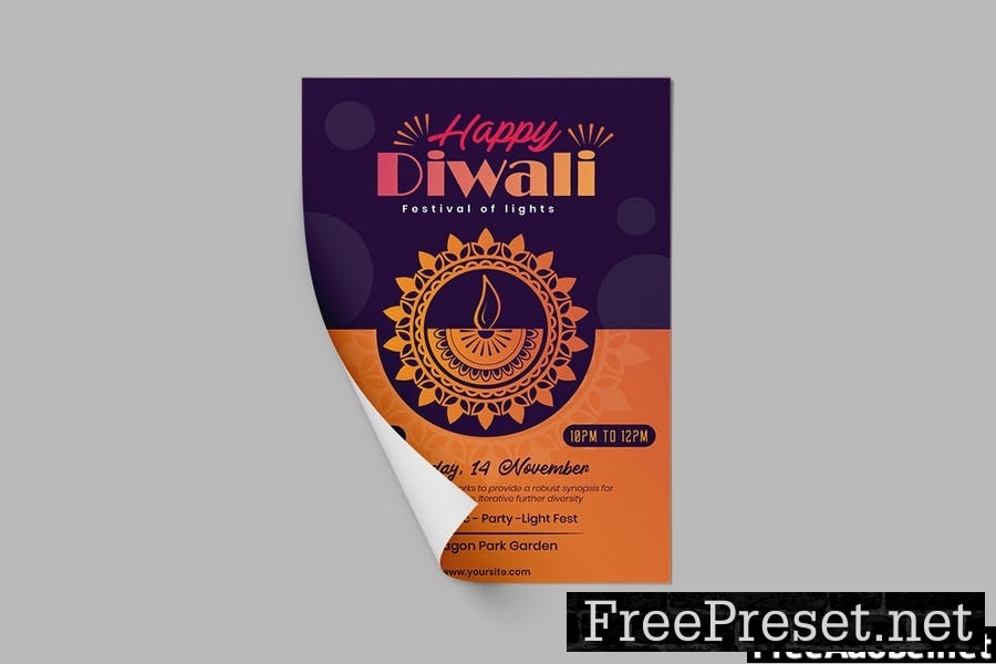 Diwali Flyer Template