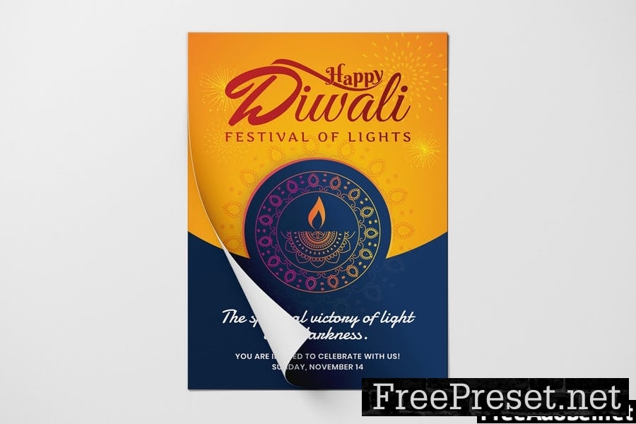 Diwali Flyer Template