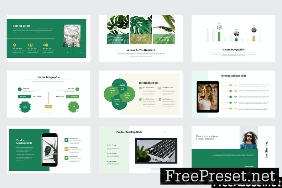 Dizea : Green Lifestyle Powerpoint