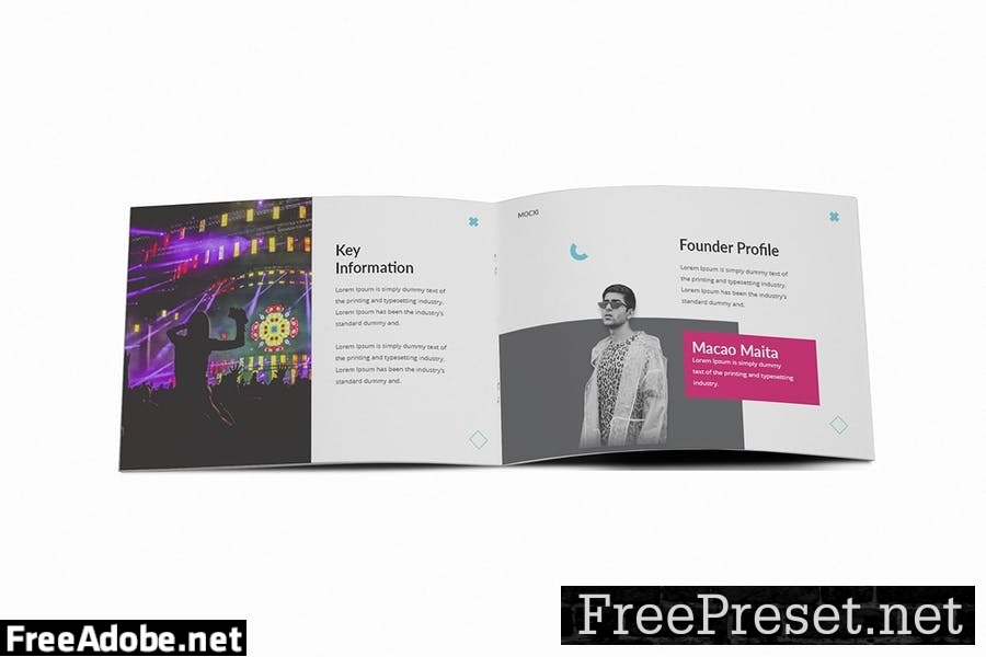 Dj A5 Brochure Template 2ZAX6UK