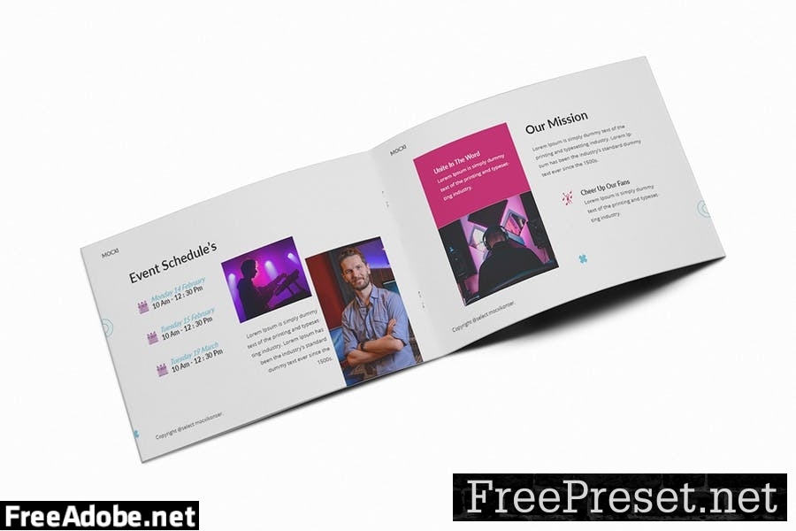 Dj A5 Brochure Template 2ZAX6UK