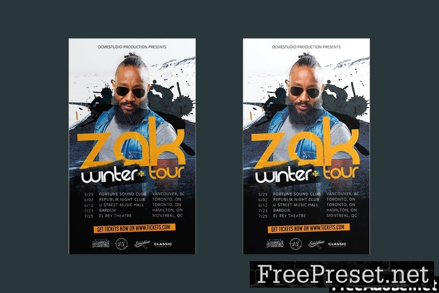 Dj Winter Tour Dates Flyer