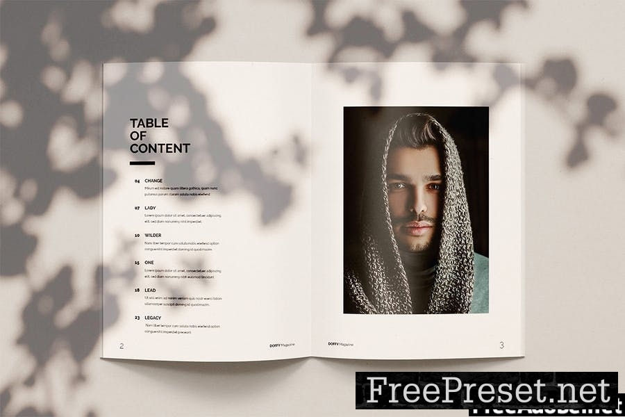 Doffy - Magazine Template