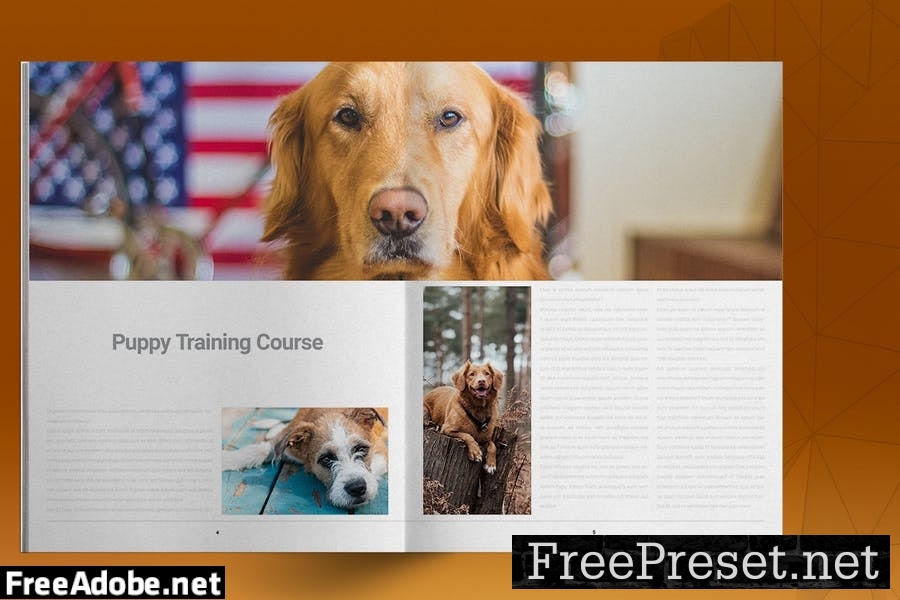 Dog Hotel Brochure Template