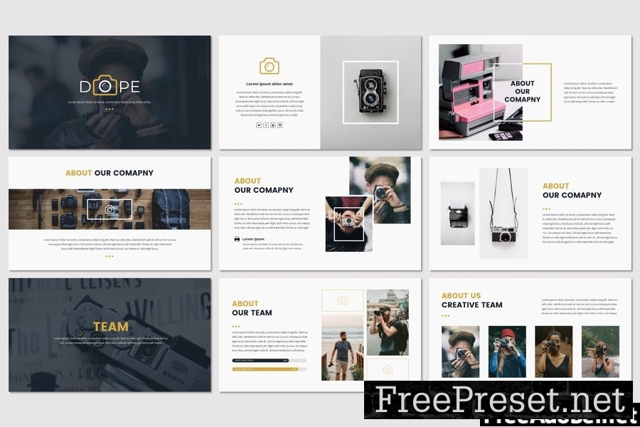 DOPE - Google Slides Template SJ83Y3