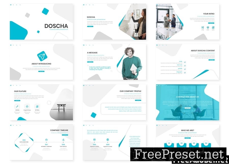 Doscha - Creative Powerpoint Template