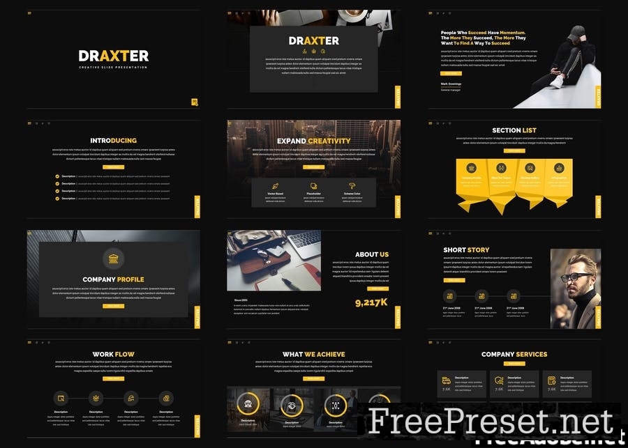 Draxter - Presentation Template