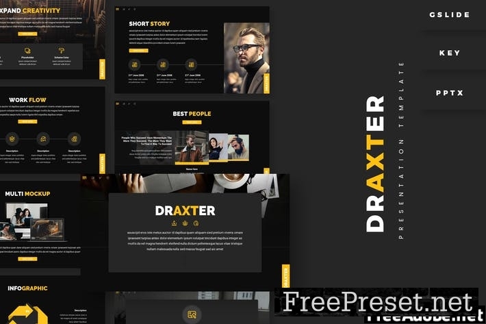 Draxter - Presentation Template HMWX4PY