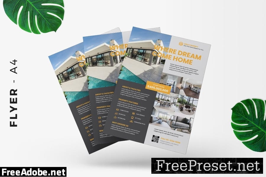 Dream Home Property Listing Flyer Design