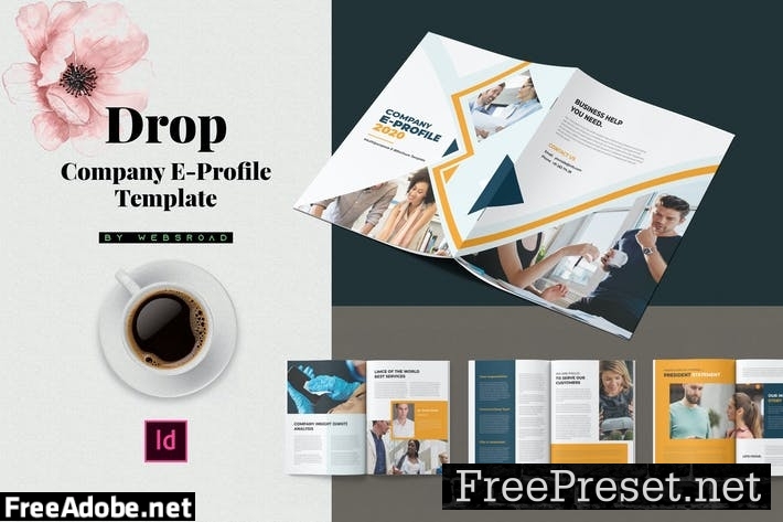 Drop | Company E-Profile Template 2GJ5GPT