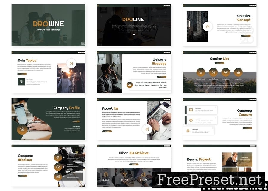 Drowne - Presentation Template