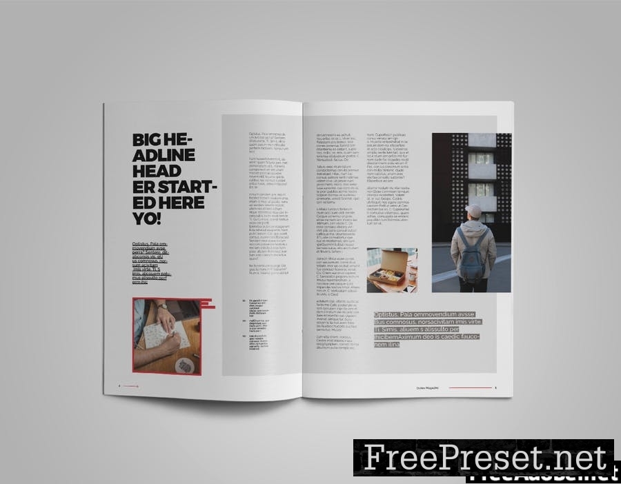 Duties | Magazine Template