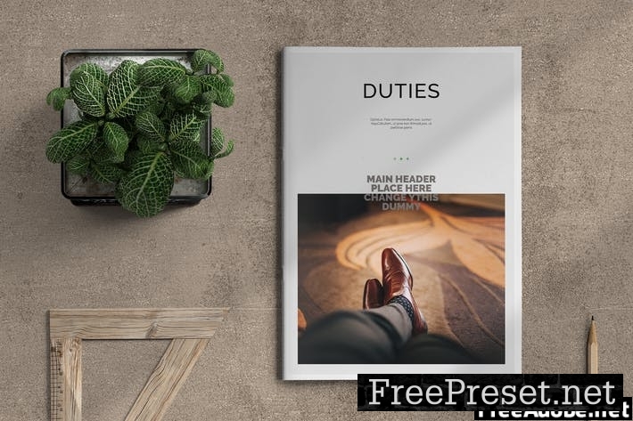 Duties | Magazine Template XH9C3R5