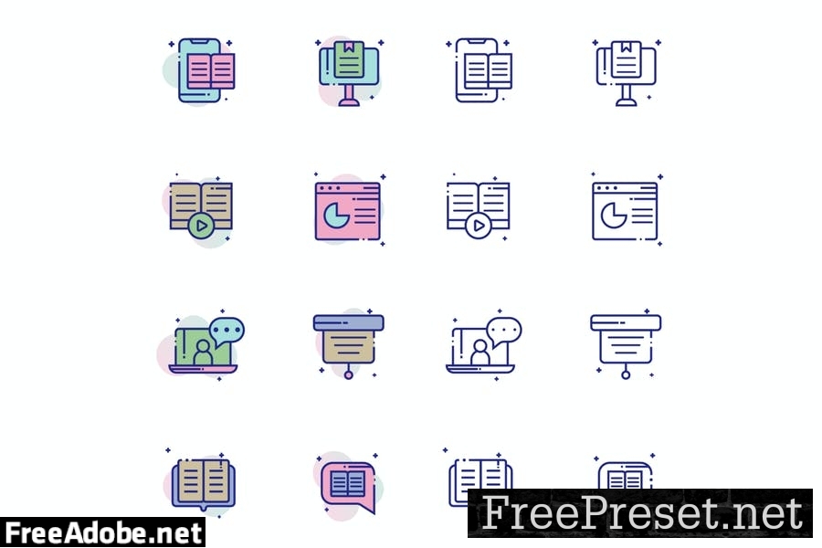 E-learning - Icon Pack