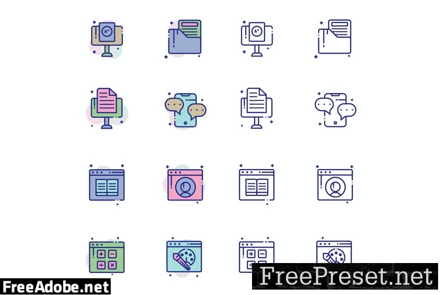 E-learning - Icon Pack