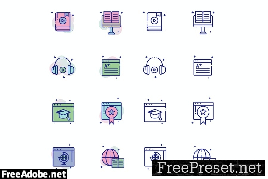 E-learning - Icon Pack