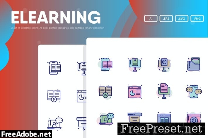 E-learning - Icon Pack NHAWBN5