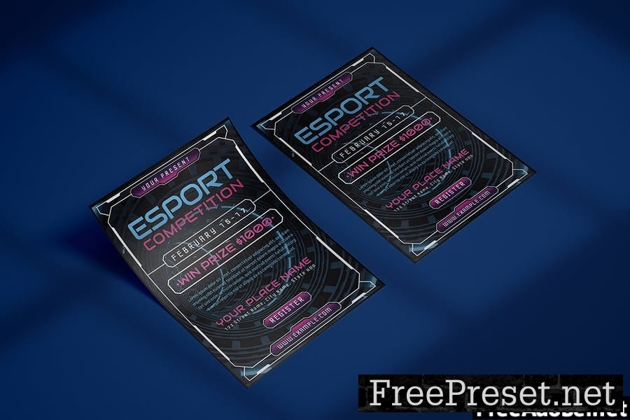 E-Sport Gaming Competition - Flyer Template