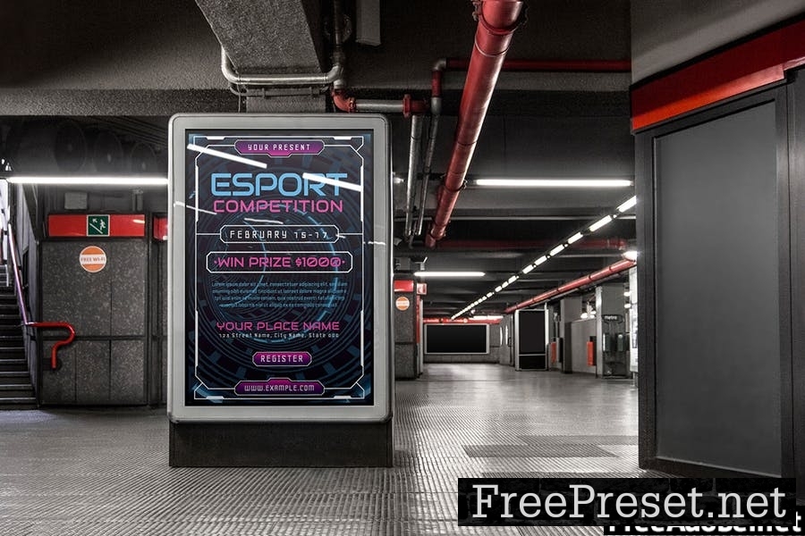 E-Sport Gaming Competition - Flyer Template