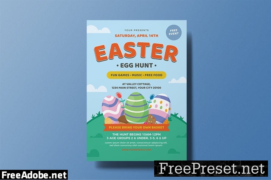 Easter Egg Hunt Flyer