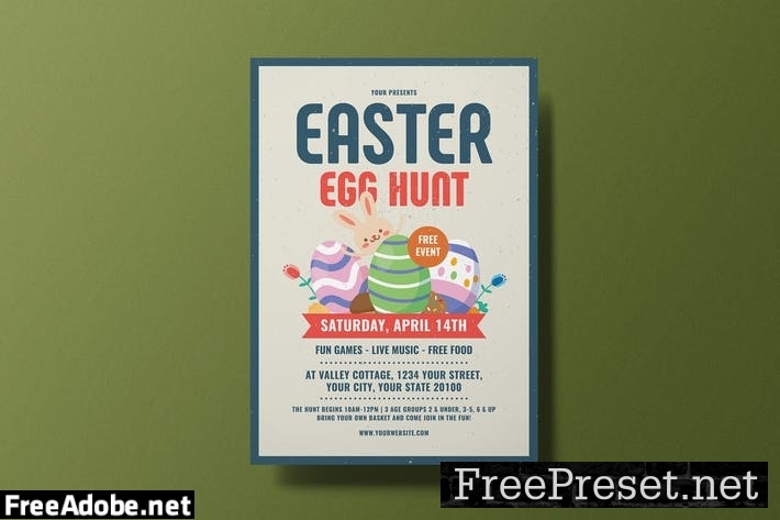 Easter Egg Hunt Flyer PQMFEDT