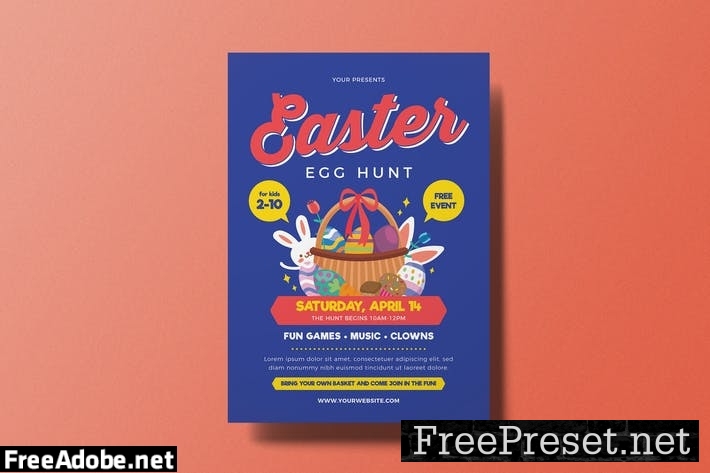 Easter Egg Hunt Flyer YDZSNYN