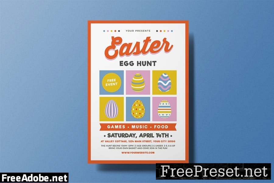 Easter Egg Hunt Flyer ERXEQEM