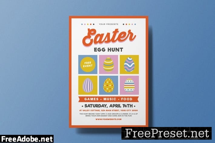 Easter Egg Hunt Flyer ERXEQEM