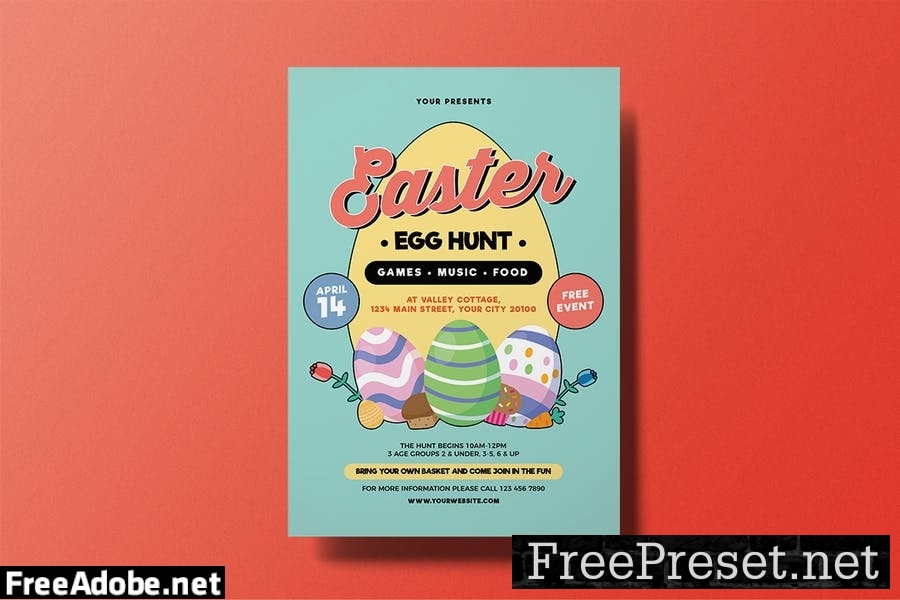 Easter Egg Hunt Flyer WF6AB2A