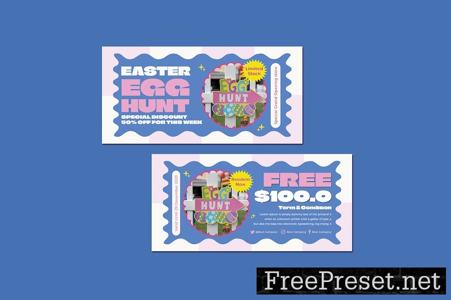 Easter Egg Hunt Voucher PQ2NHU4