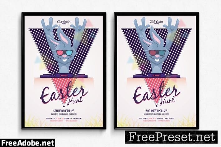 Easter Hunt Poster GLKTXSJ