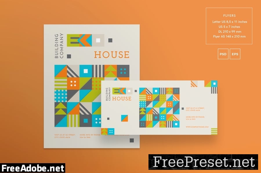 Eco House Flyer and Poster Template