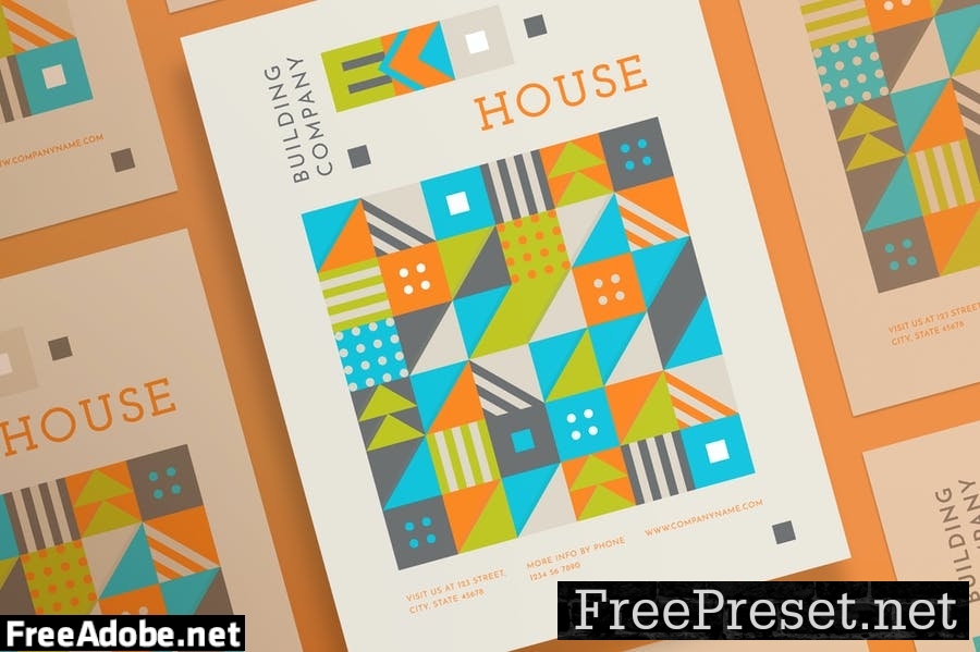 Eco House Flyer and Poster Template