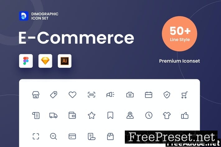 Ecommerce Icon Set WYAXF7T